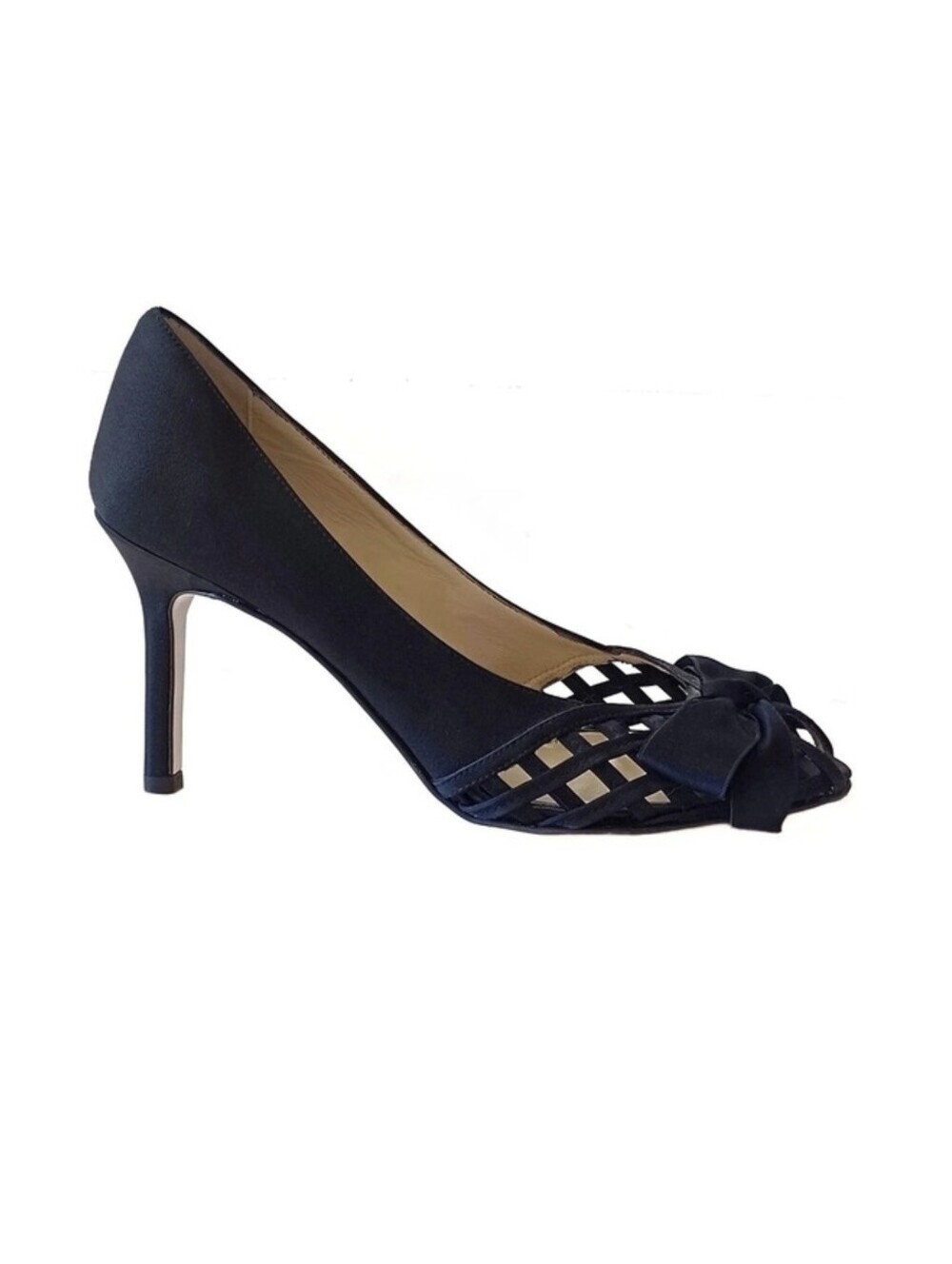 Wills Fancy Satin Evening Heels 6 Luxury Occasion Cocktail Black Tie - Picture 2 of 8